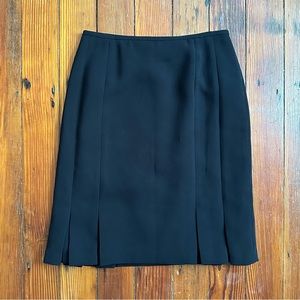 Tahari pleat hem skirt petite